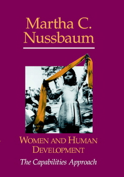 Hardcover Women and Human Development Book