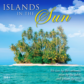 Calendar 2021 Islands in the Sun 16-Month Wall Calendar Book