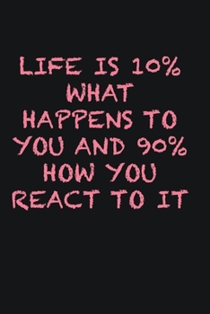 Life is 10% what happens to you and 90% how you react to it: Writing careers journals and notebook. A way towards enhancement