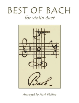 Paperback Best of Bach for Violin Duet Book