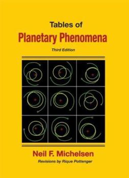 Paperback Tables of Planetary Phenomena Book