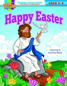 Paperback Happy Easter Coloring & Activity Book: Coloring & Activity Book (Ages 2-4) Book