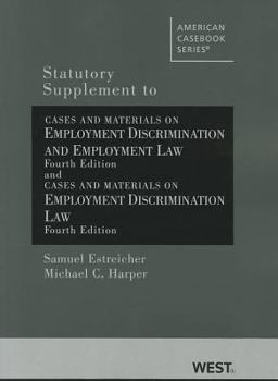 Paperback Statutory Supplement to Cases and Materials on Employment Discrimination and Employment Law Book