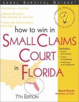 Paperback How to Win in Small Claims Court in Florida Book