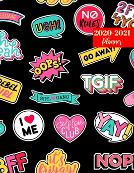 2020-2021 Planner: Nice Daily, Weekly & Monthly Organizer & Diary - 2 Year Appointment Calendar, Business Planners, Agenda Schedule Logbook and Journal