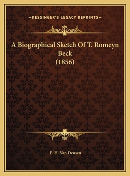 A Biographical Sketch Of T. Romeyn Beck