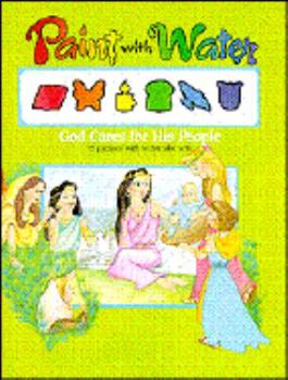 Paperback God Cares for His People Paint with Water Book