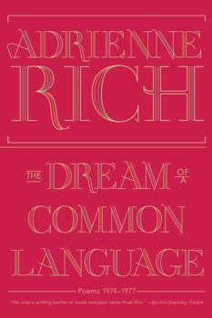 Paperback The Dream of a Common Language: Poems 1974-1977 Book