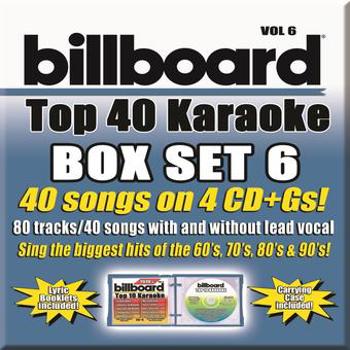 Music - CD Billboard Top 40 Karaoke Box Set Vol. 6 (4 CD+G)(4 Book