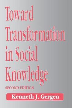 Paperback Toward Transformation in Social Knowledge Book