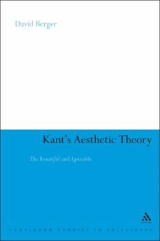 Hardcover Kant's Aesthetic Theory: The Beautiful and Agreeable Book