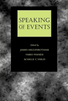 Paperback Speaking of Events Book