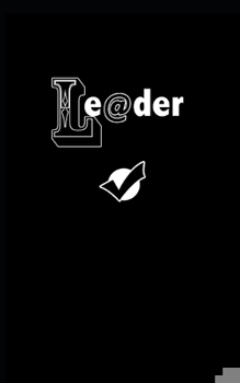 Paperback leader - ( leaders eat last Journal) 5 x 8 Travelers Notebook (120 Pages - Pocket Size - Refillable - Dark black ): leadership Book