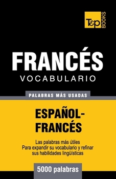 Paperback Vocabulario español-francés - 5000 palabras más usadas [Spanish] Book