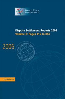 Hardcover Dispute Settlement Reports 2006 Book