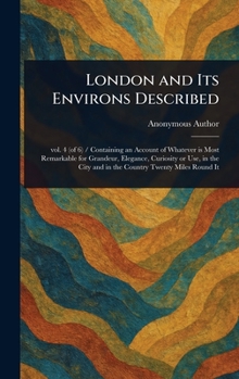 Hardcover London and Its Environs Described Book