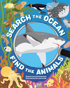Paperback Search the Ocean, Find the Animals Book