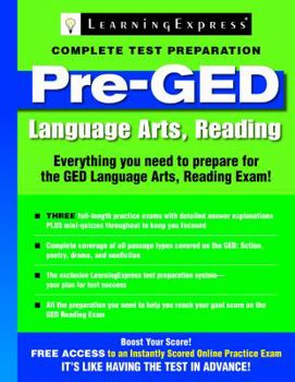 Paperback GED Test Skill Builder: Language Arts, Reading Book
