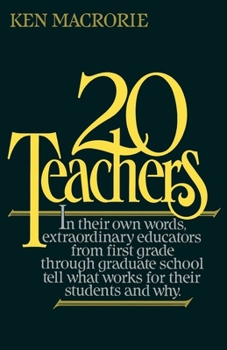 Paperback Twenty Teachers Book