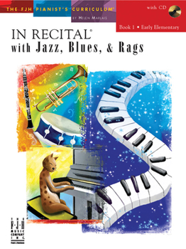 Paperback In Recital(r) with Jazz, Blues & Rags, Book 1 Book