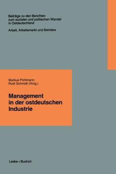Paperback Management in Der Ostdeutschen Industrie [German] Book