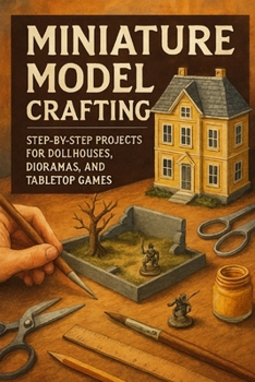 Paperback Miniature Model Crafting Made Easy: DIY Projects for Dollhouses, Dioramas & Tabletop Games Book