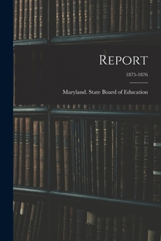 Paperback Report; 1875-1876 Book