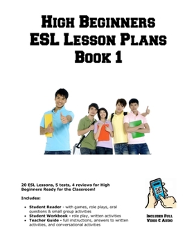 Paperback High Beginners ESL Lesson Plans Book 1 Book