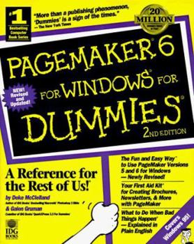 Paperback PageMaker 6 for Windows for Dummies Book