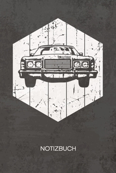 NOTIZBUCH A5 Dotted: Auto Liebhaber Notizheft GEPUNKTET 120 Seiten - Oldtimer Notizblock Youngtimer Skizzenbuch - Vintage Geschenk für Retro Liebhaber Vintage Liebhaber 90er Kind (German Edition)