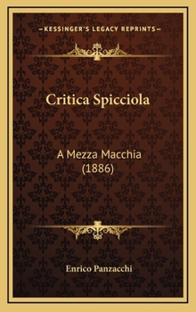 Critica Spicciola: A Mezza Macchia