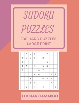 Paperback Sudoku puzzles 200 hard puzzles large print: Sudoku puzzles books hard for adults - seniors [Large Print] Book
