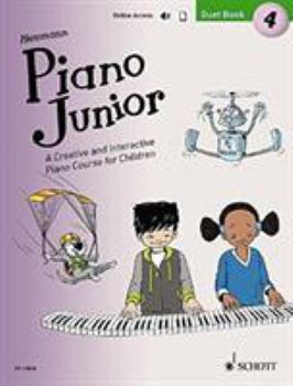 Paperback Piano Junior: A Creative and Interactive Piano Course for Children; Includes Online Access (Piano Junior Duet) Book