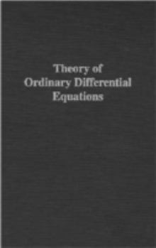 Hardcover Theory of Ordinary Differential Equations Book
