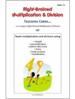 Right-Brained Multiplication and Division Teaching Cards