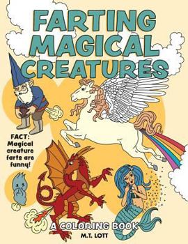 Paperback Farting Magical Creatures Coloring Book