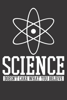 Paperback Notebook: Science Physicist Chemist Scientist Teacher Student Dot Grid 6x9 120 Pages Book