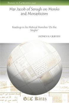 Paperback Mar Jacob of Serugh on Monks and Monasticism Book