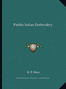 Paperback Pueblo Indian Embroidery Book