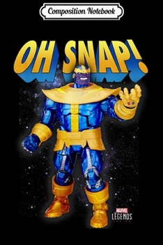 Composition Notebook: Marvel Legends Series Thanos Oh Snap!  Journal/Notebook Blank Lined Ruled 6x9 100 Pages