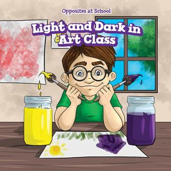 Paperback Light and Dark in Art Class Book