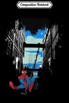 Composition Notebook: Marvel Spider-Man Graffiti Webbing Graphic Journal/Notebook Blank Lined Ruled 6x9 100 Pages