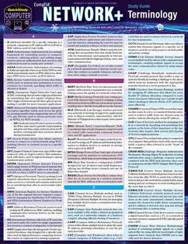 Misc. Comptia(r) Network+ Terminology: A Quickstudy Laminated Reference Guide Book
