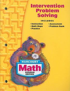 Harcourt Math Georgia Edition Intervention Problem Solving Grade 1