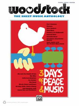 Paperback Woodstock Sheet Music Anthology: Piano/Vocal/Chords Book