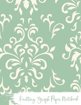 Knitting Graph Paper Notebook: Knitter's Paper 4:5 Ratio | Swirls