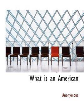 Hardcover What Is an American Book