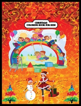 Paperback Christmas Coloring Book for Kids: A Cute Coloring Book with Fun, Easy, and Relaxing Designs Book