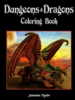 Paperback Dungeons & Dragons Coloring Book