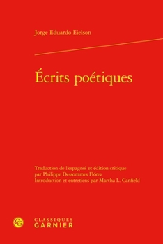 Hardcover Ecrits Poetiques [French] Book